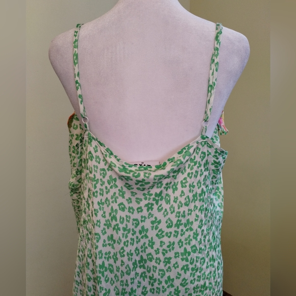 NWT Rixo x Target Leopard and Floral Print Spaghetti Strap Maxi Dress Size 1X - Picture 5 of 16